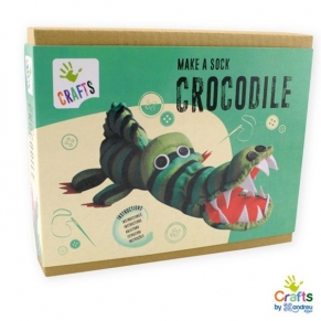 Andreu toys - Направи сам Крокодил от чорапче
